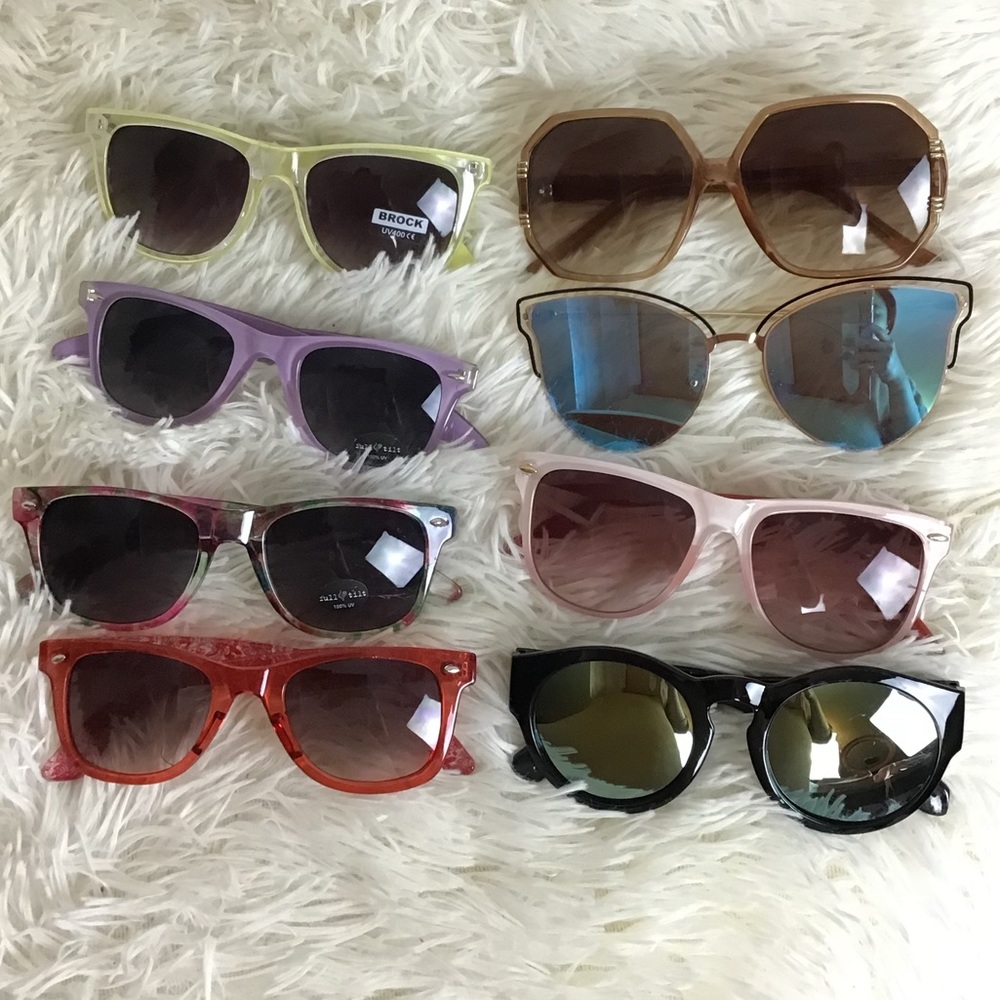 8 sunglasses bundle summer vibes